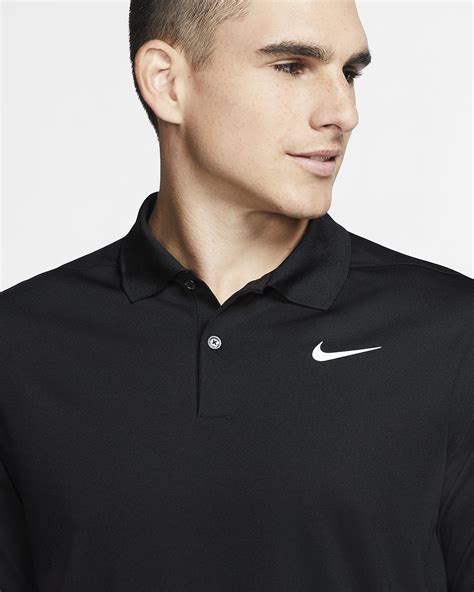 zwarte nike polo|nike dri fit polo.